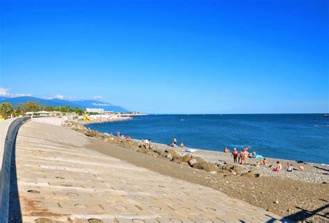 Premium Photo | Beach in sochi russia