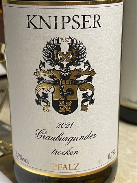 2021 Knipser Grauburgunder Trocken Germany Pfalz CellarTracker