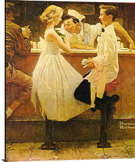 Affter The Prom By Norman Rockwell Print From Print Masterpieces All