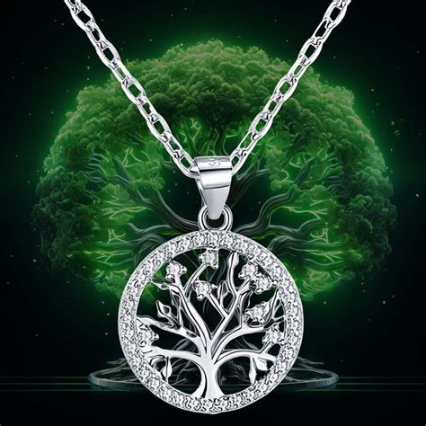 Pendentif Arbre De Vie Strass Argent Massif L Arbre Magique