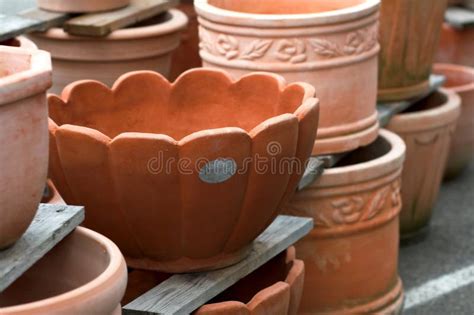 Terracotta plant pots stock photo. Image of planting, gardening - 2483062