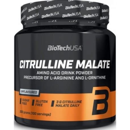 CITRULLINE MALATE 300g BIOTECH USA Relax Form International