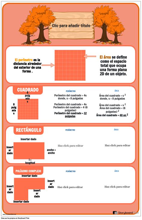 Bloques De Area Y Perimetro Storyboard Per Es Examples Images