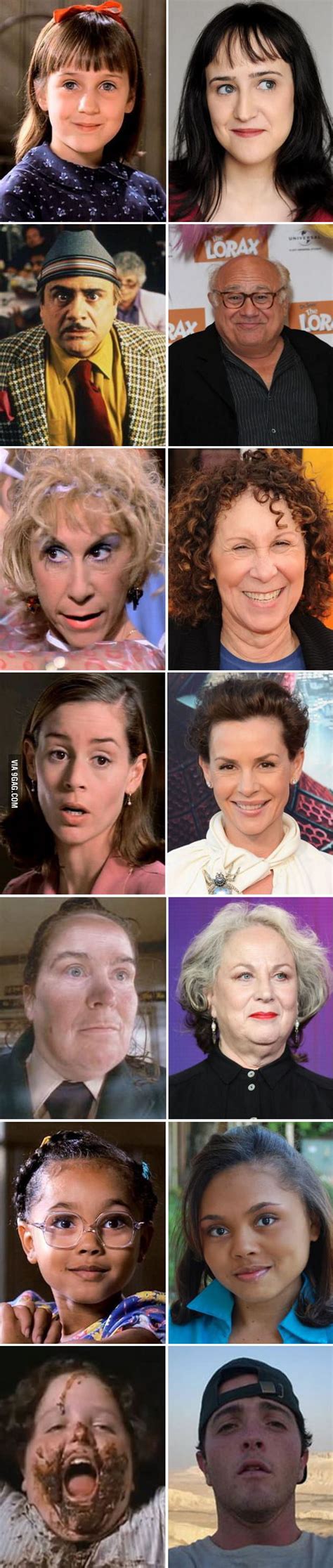 Matilda Characters Then and Now - 9GAG