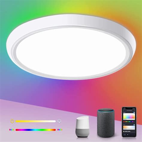 Immax NEO LITE TUDO Smart stropní svítidlo s RGB podsvícením 40cm 50W