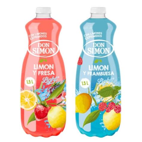 Limón y Frambuesa Limón y Fresa 2 uds de 1 5L Don Simon