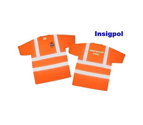 CAMISETA REFLECTANTE PROTECCIÓN CIVIL CATALUÑA