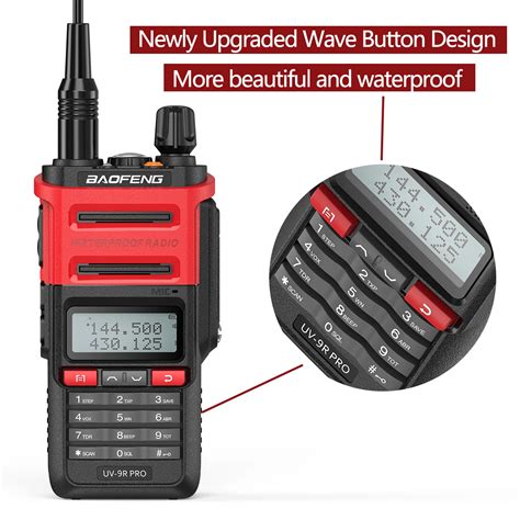 Talkie Walkie Baofeng Uv 9r Pro Ip68 Waterproof Handheld Two Way Uv 9r Pro Radio Dual Band Uhf