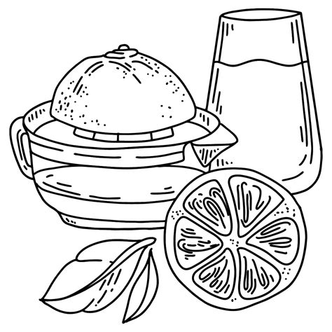 Coloring Orange Juice Coloring Pages