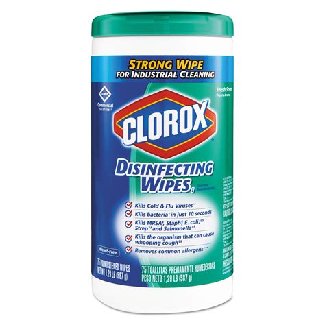 Buy Clorox Disinfecting Wipes 7 X 8 Fresh Scent 75canister Online Janeice Products Co Inc