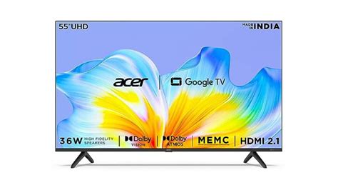 Acer Cm Inch Advanced I Series K Ultra Hd Smart Led Google Tv