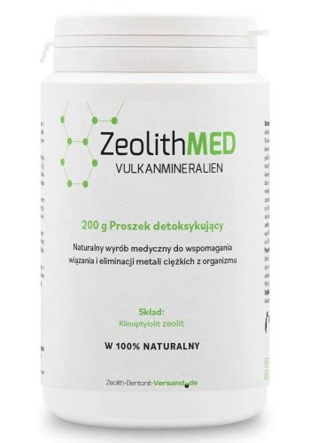 Zeolithmed Oczyszczanie z metali ciężkich Detox Klinoptylolit Zeolit