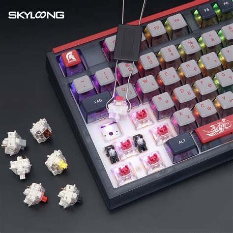 Skyloong Gk Pro Spartan Mechanical Keyboard Triple Model Gateron Switch Pbt Hot Swap Knob