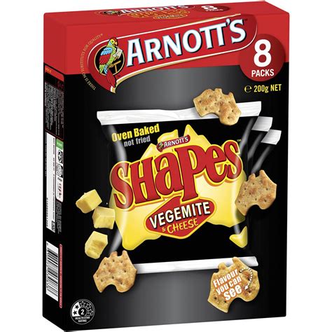 Arnott's Shapes Vegemite & Cheese Multi Pack - Dinkum