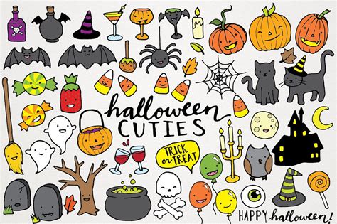 Halloween Clips Halloween Doodle Halloween Party Diy Halloween