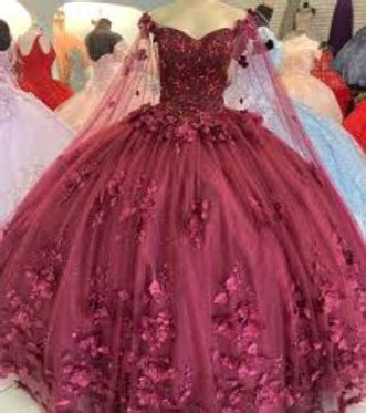 Burgundy Quinceanera Dress Quinceanera Style