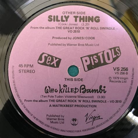 Yahoo オークション 7 Sex Pistols Silly Thing UKオリジナル盤