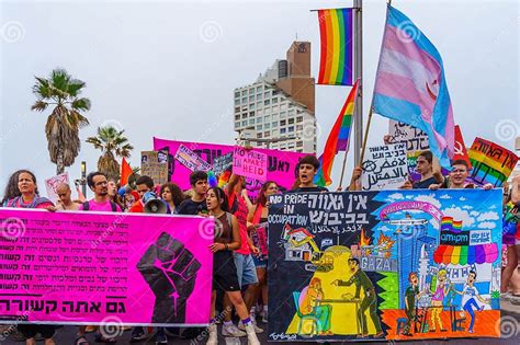 Tel Aviv 2023 Annual Lgbtq Pride Parade Editorial Photo Image Of