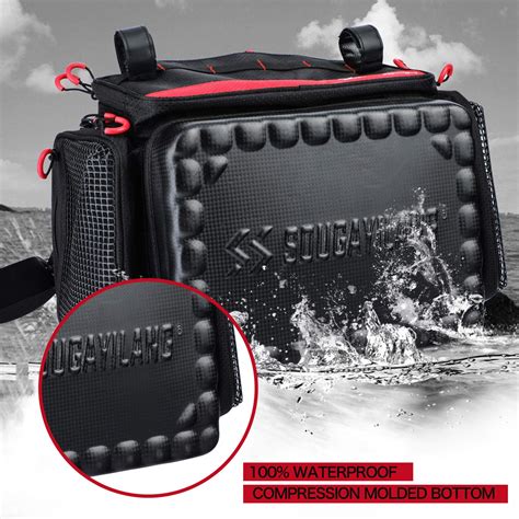 Sougayilang Fishing Tackle Bags Water Resistant Fishing Tray Bags