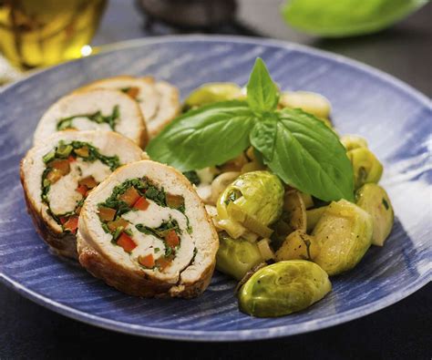 Rollos De Pollo Con Verduras Adelgazar En Casa