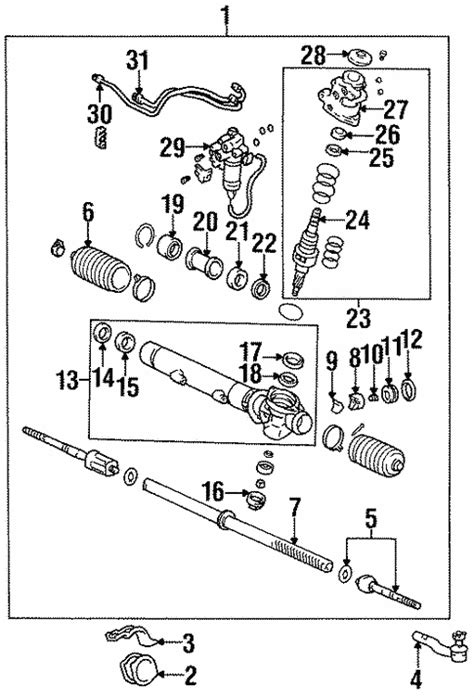 Steering Gear And Linkage For 1996 Lexus Ls400 Lexus Of Stevens Creek Parts