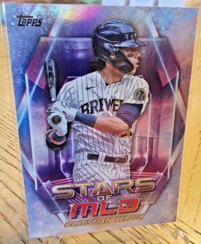 2023 Topps Series 1 Stars Of Mlb Christian Yelich Smlb 11 Milwaukee