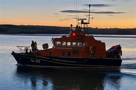 Baltimore Rnli Rescues Two People After Boat Gets Into Difficulty In