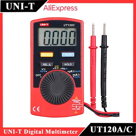 Mult Metro Digital De Bolsillo UNI T UT120A UT120B UT120C Funci N De