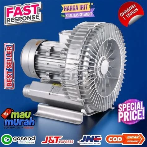 Jual Centrifugal Ring Blower Tambak Ipal Vortex ROTOR HB 3000 3KW 4HP