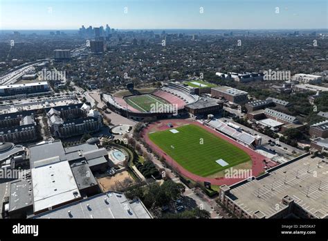 A General Overall Aerial View Of Gerald J Ford Stadium Top And The