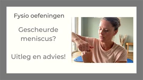 Wat Is Een Gescheurde Meniscus En Wat Te Doen In De Acute Fase Fysio