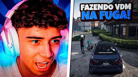 JILSU FAZ VDM NO MEIO DA FUGA GTA RP LUCAS ZIEMLICH YouTube