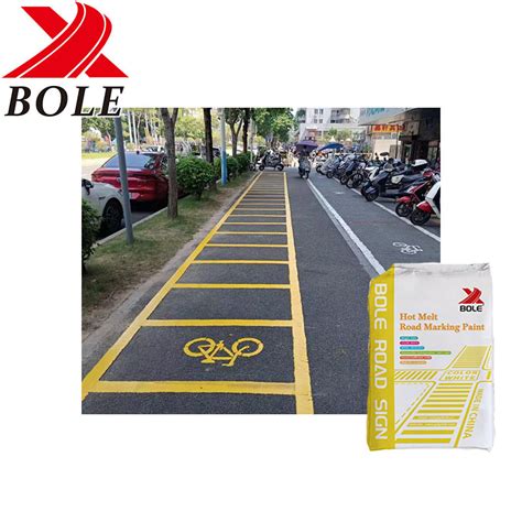 Nice Reflective At Night Hot Melt Thermoplastic Road Line Paint China