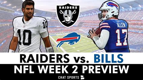 Raiders Vs Bills Preview Las Vegas Raiders Keys To Victory Over