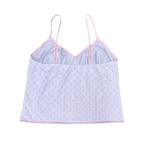 Vintage 80s Polka Dot Lingerie Cami Features A Depop
