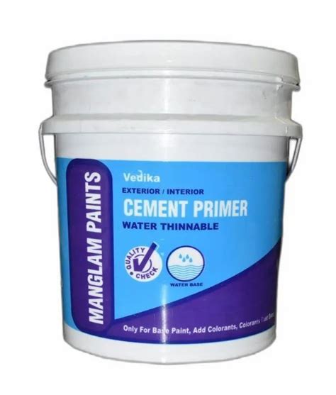 Manglam Paints Cement Primer Water Thinnable Ltr At Rs Bucket