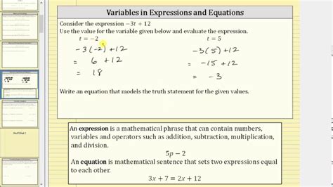 How To Do Variables And Expressions