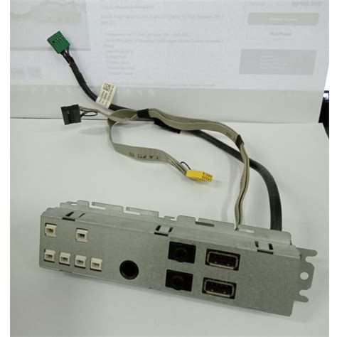 Jual Front Panel Io Usb Audio Led Panel Pc Dell Optiplex 390 Sff