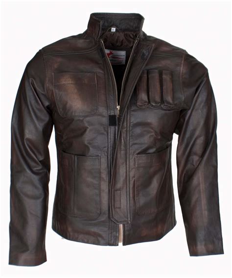 Harrison Ford Han Solo Leather Jacket - USA Free Shipping