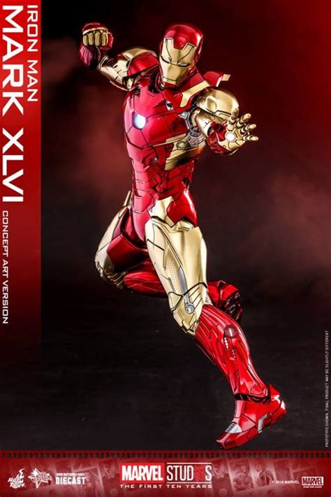 Hot Toys Th Scale Iron Man Mark XLVI Concept Art Version Rio X Teir