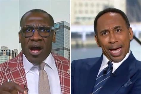 Stephen A Smith Slams Shannon Sharpe For Mean Mugging The Camera During Wild First Take Live