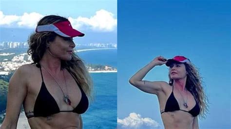 Aos Anos Rita Guedes Exibe Dobrinhas Em Foto De Biqu Ni Sem