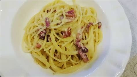 Spaghetti Alla Carbonara Ricetta Originale Romana Youtube