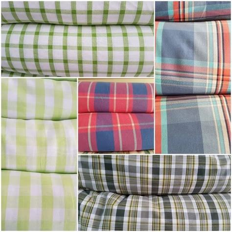 Cotton Check Fabrics For Garments GSM 50 100 At Rs 60 Meter In New Delhi