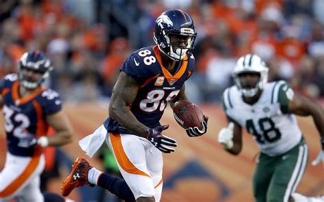 Demaryius Thomas Fútbol Americano Nfl Receptor Ancho Denver Broncos