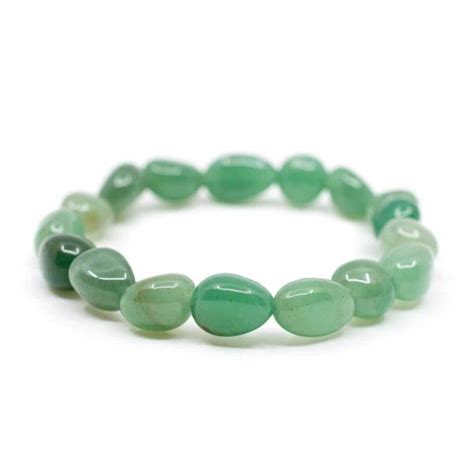 Bracelet Pierre Pr Cieuse Aventurine Verte Pierres Roul Es Zenvol