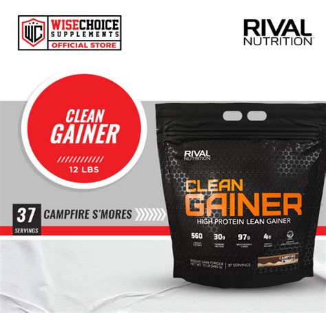 Rivalus Clean Gainer 12 Lbs Campfire Smores Flavor Lazada Ph