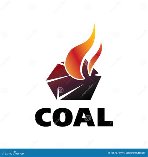 Vector Logo of Coal Mining and Sale Stock Illustration - Illustration ...