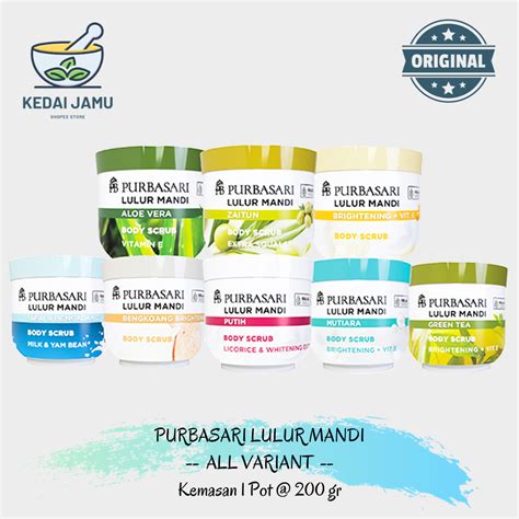 Jual Purbasari Lulur Mandi Gr Besar Shopee Indonesia