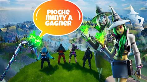 Live Fortnite Battle Royal Et Cr Atif Pioche Minty A Gagner A